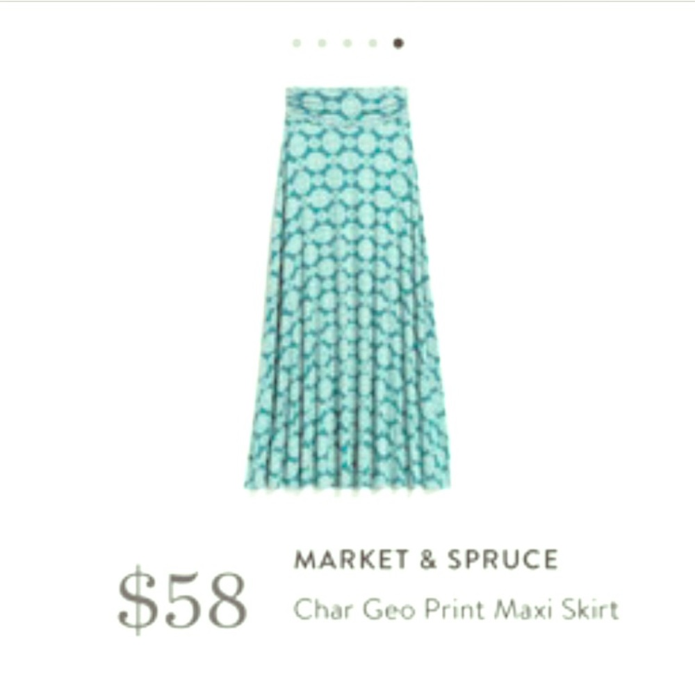 Market & Spruce Maxi Skirt